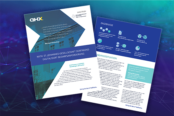 Image for Kath. St.-Johannes-Gesellschaft Dortmund digitalisiert Bedarfsanforderung