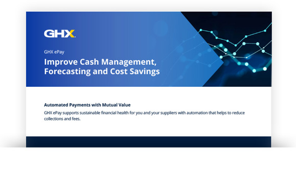 Image for GHX ePay: Streamline and Optimize Payments