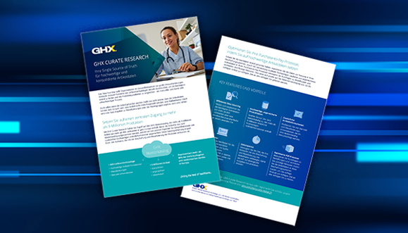 Image for GHX Curate Research: Ihre Single Source of Truth für hochwertige Artikeldaten