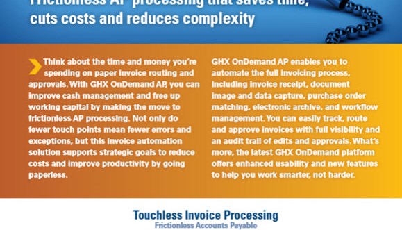 Image for Touchless AP Processing That Saves Time, Cuts Costs and Reduces Complexity