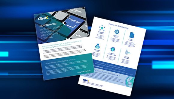 Image for GHX eInvoicing: Schneller bezahlt werden, Cashflow verbessern