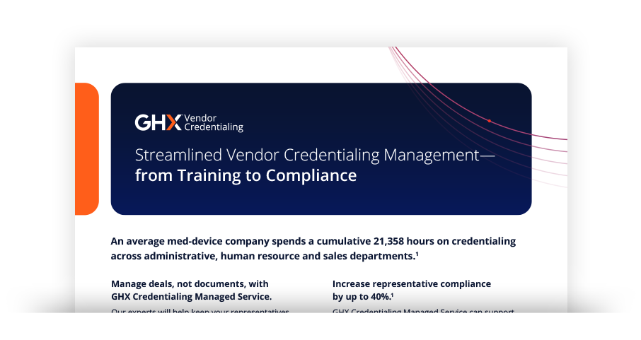 Image for Streamlined Vendor Credentialing Management