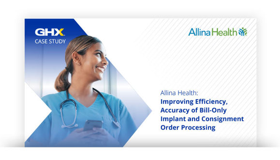 Image for Summary: Allina Health Improves Efficiency, Accuracy of Bill-Only & Consignment Order Processing
