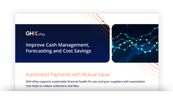 Image for GHX ePay: Streamline and Optimize Payments
