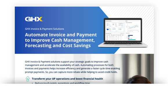 Image for GHX Invoice & Payment Solutions for Providers