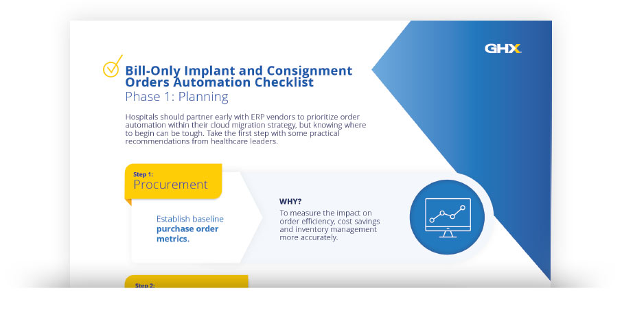 Image for Quick Start Guide for Implant Order Automation
