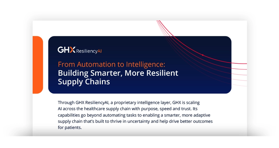 Image for GHX ResiliencyAI for Exchange Enterprise